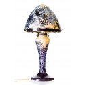Cerulean Sunflowers Galle type table Lamp