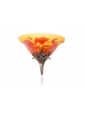 Royal Poppies Wall lamp - Galle type