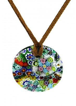 Murrine Monaco Pendant - Multicolor Bouquet