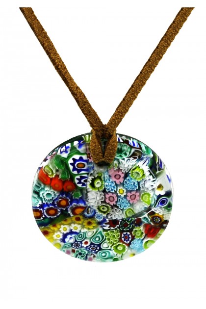 Murrine Monaco Pendant - Multicolor Bouquet