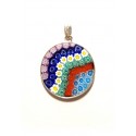 Murrine Pendant Mezzo (silver, 2,3 cm)