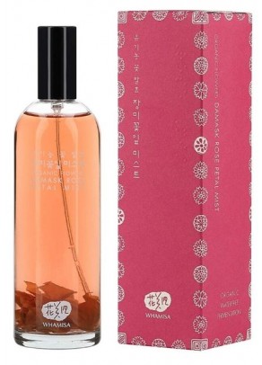 Organic Flowers Damask Rose Petal Mist with Kobushi Magnolia and Tiger Lily - 100ml